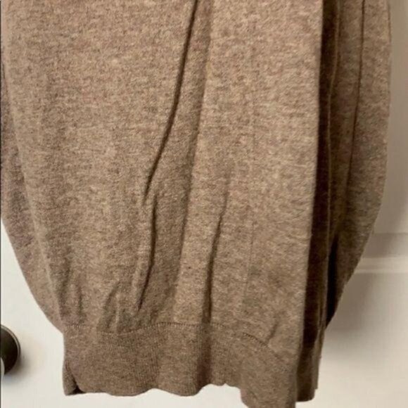 Express Womens Tunic Sweater Brown Heathered Long Sleeve Stretch Cowl Neck XS - Picture 5 of 7